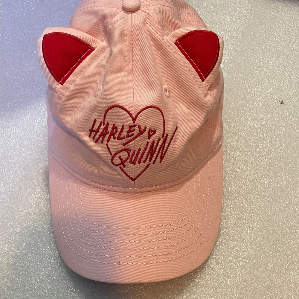 Harley Quinn  Pink and Red Heart Design
